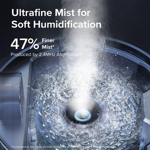 Light(3L 360 Nozzle, LEVOIT Humidifiers for Bedroom with Night Water Tank)Cool Mist Top Fill Essential Oil Diffuser