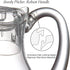 Amazing Abby Droply Plastic Pitcher (64 oz, 2 Quart), Clear Water Pitcher with Lid, BPA-Free