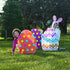 4-Pack 18x24.5 Fun Express Jumbo Easter Eggs Yard Signs - Large Outdoor Easter Decorations with Stakes |