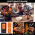 Wireless Meat Thermometer for Grilling and Smoking, BBQ Food Thermometer with 4 Meat Probes, Kitchen Timer