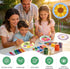 BAPHILE 6 Pack Summer Wind Chime Kit for Kids to Paint Make You Own Wind Chimes Wooden Art Arts and Crafts Ornaments