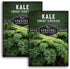 Dwarf Siberian Kale Seeds for Planting Heirloom Baby Kale Cold Hardy, Heat