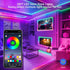 FBZ 32.8Ft IP65 Led Rope Lights, Flexible Neon Lights Control with App/Remote, Multiple Modes, Outdoor RGB Waterproof