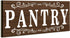 Pantry Sign Wall Decor, Farmhouse Wooden Rustic Retro Hanging Art for Home Room Holiday Decoration
