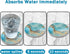 Dooke Round Absorbent Ceramic Coasters Set of 6, Funny Drink Coasters with Cork Base for Cold Drinks, Teal Marble
