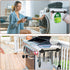 Heavy Duty Magnetic Utensil Holder for Fridge, Magnetic BBQ Tool Rack with 6 Hooks, Strong Magnet Bar for Kitchen