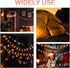 30 AceList LED Red Lantern String Lights for Bedroom Patio Garden Holiday Home Indoor Decorations, Mini Kerosene Lights
