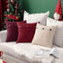 MIULEE Set of 2 Vintage Linen Pillow Covers with Triple Button Accent for Couch Sofa Bed Living Room Decor 18x18 Inch