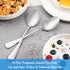 Teaspoon Set - 16 Piece 6.7" Premium Stainless Steel Tea Spoons, Durable Kitchen Dessert Spoon Set, Mirror Finish