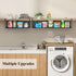 SHINEWON 1 Pack, 5" 10" Expandable Under Cabinet Shelf, Extendable Under Shelf Storage with Removable Wire-Like Back