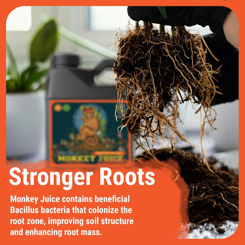 500mL Cronk Nutrients Monkey Juice Bacillus Root Inoculant Organic Solution to Increase Your Plants Health Root Mass