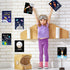9 8 10 Inch Blulu Pieces Outer Space Decor for Kids Room Boy Bedroom Space Posters x Cute Inspirational Art Decoration