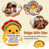 Positive Crochet Taco Birthday Gifts for Women Men Teacher Appreciation Mothers Day Graduation Gift Adult Kids Son Mom