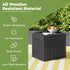 30 Patiowell Gallon Resin Deck Box, Outdoor Storage Box for Patio Furniture, Deliveries, Pool Supplies,Waterproof