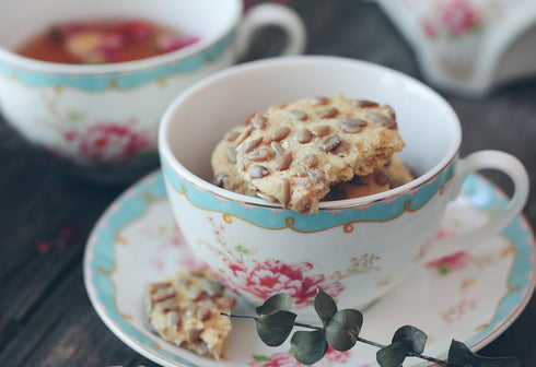Sets Set 03) Jusalpha Fine China Tea Vintage Rose Flower Series Coffee Cup-Teacup Saucer Spoon with Teapot Warmer