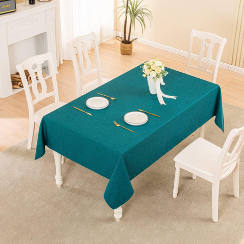 35x35) BALCONY & FALCON Small Square Tablecloth Washable Wrinkle Resistant and Water Proof Table Cloth Decorative Linen