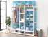 HOMIDEC 9-Cube Closet Organizer, Portable Storage Shelves for Clothes, Closet Organizer for Garment Racks, Wardrobe,