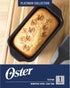 9 5 Inch Oster Teston x Loaf Pan, Nonstick Carbon Steel Bread Baking Pan, Matte Black, PFAS-Free, Oven-Safe, Easy