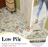 3x5 DUKINO Rug, Washable Animal Area Rug with Non Slip Vintage Design, Indoor Soft Low Pile Carpet for Bedroom