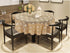 Simhomsen Beige Embroidered Lace Tablecloth - 72 Inch Round