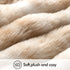Sofa,12x20 Inch Pack 2 MIULEE Faux Fur Pillow Covers Thick Soft Plush Lumbar Throw Pillows Luxury Spring Home Decor