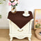 Small Square Tablecloth 2 Pack 24 x 24 Inch Washable Polyester Table
