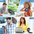 HandFan 5200mAh Portable Handheld Fan, Rechargeable with Power Bank, 3 Speeds, Foldable for Travel/Summer/Concerts