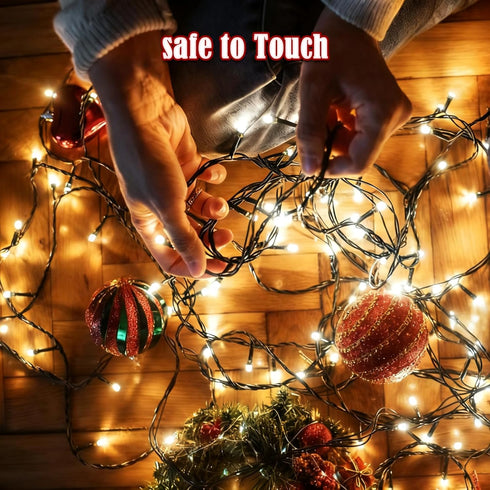 2026 88ft 240LED 12Modes, 7Voice Commands New Voice Control Smart Christmas String Lights Outdoor/Indoor | String
