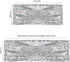 SquarePie Pack of 10 Sequin Chair Sashes, Silver Sparkling Decorative Bands for Wedding Banquet Party Decor