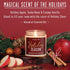 Holiday Candles, Christmas Candles Scented – ‘Holiday Season’ Soy Candle, w/Apple, Cinnamon & Clove - Infused with Essential Oils I Holiday Candle I 9oz, 50Hr, Made in USA