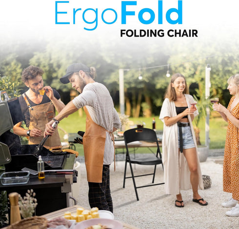 Commercial 350lb 2 Pack) Oline Folding Chair, Indoor Outdoor Plastic Stackable Foldable Guest Chairs for Events Office