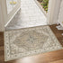 Collive Washable Indoor Doormat - Non-Slip Retro Floor Mat 20" x 32" Quick Absorbent Entrance Rug in Distressed Taupe