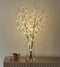 LITBLOOM Lighted Brown Willow Branches 32IN, 100 LED with Timer, Battery Operated, Warm White Lights for Holiday