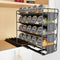 SpaceAid Pull Out Spice Rack Organizer with 20 Jars, Heavy Duty Slide