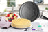 CucinaPro XL Smiley Face Pancake Pan - 10-Inch Nonstick Aluminum with Edible Food Markers for Kids' Crafts