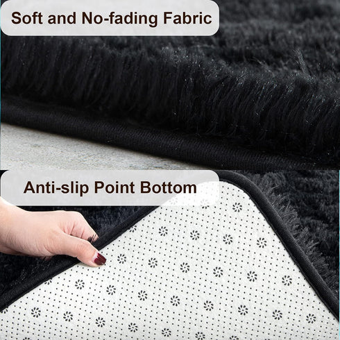 TWINNIS Carpets,5x7 Super Soft Shaggy Rugs Fluffy Feet, Indoor Modern Plush Area Rugs for Living Room Bedroom Kids Room