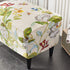 Cover,34 Stretch Ottoman Cover Ottoman Cover Slipcovers Rectangle Footstool Cover Printed Footstool Cover Ottoman