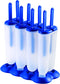 Tovolo Popsicle Molds with Sticks, Blue, 4-Pack, Twin Pops, Reusable Ice Pop Maker, Dishwasher Safe & BPA-Free