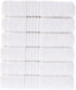 Set 13x13, MAURA Basics Turkish Cotton Washcloth Towel High Performance Bathroom Essentials with Hanging Loops