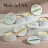 LAFCO New York Travel Candle, Fresh Cut Gardenia - 4 oz - 20-Hour Burn Time, Made in The USA