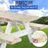 96 30(8ft) Premium Picnic Table Cover with Bench Covers Vinyl Fitted picnic table covers with Elastic RV Camping