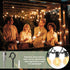 InPoTo 12PCS 2.2 Inches, 1 Q Hanger Hooks with Safety Buckle, Windproof Screw Hooks, Outdoor String Lights, Plants