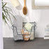 DII Metal Wire Mesh Stackable Utility Storage Bin, Medium Rectangle, 13x11x9, Cool Gray