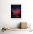 Wee Blue Coo Unframed Wall Art Print Poster - Nasa Space Travel Advert Trappist 1E Planet Hop Home Decor Premium