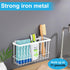 FHJP 3Pcs, 2 3 Cabinet Door Organizer Foil and Plastic Wrap Organizer with Sponges, Cabinet Door Storage with Caddy