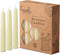 Hyoola 4" Beeswax Taper Candles, 12 Pack, Handmade, 100% Pure Unscented Bee Wax, Decorative White, 4 Hour Burn