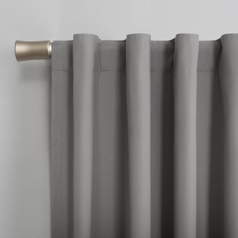 Sun Zero Cyrus Thermal Total Blackout Back Tab Curtain Panel