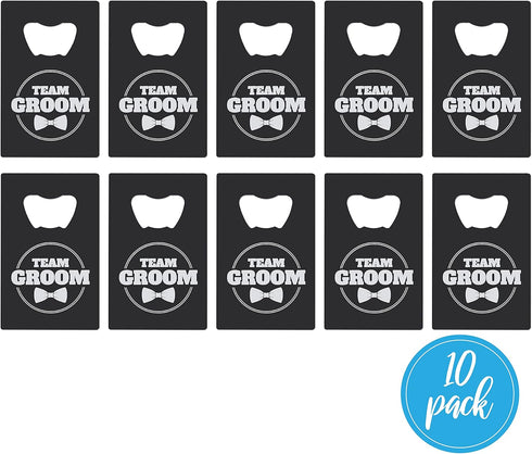 Groomsmen Bottle Openers, 10 Pack Groomsman Gifts for Team Groom