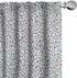 Ambesonne Leopard Print Curtains - Modernized Animal Skin Elements, 2 Panel Set for Living Room Bedroom, 28" x 63"