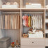 GRANNY SAYS Shelf Storage Baskets, Clothes Storage Bin, Organizer and Storage Bins, Jumbo Trapezoid Boxes, Pearl White,